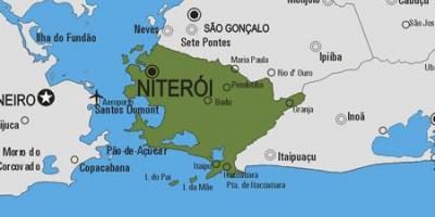 Карта муниципалитета Нитерой
