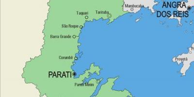 Карта муниципалитете Парати