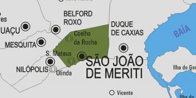 Карта Сан-Жуан-де-Мерити муниципалитет