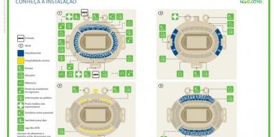 Карту стадиона Олимпик Рио-де-Жанейро